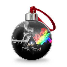 Ёлочный шар с принтом Pink Floyd в Екатеринбурге, Пластик | Диаметр: 77 мм | pink floyd | rock | рок