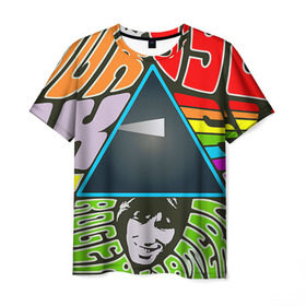 Мужская футболка 3D с принтом Pink Floyd в Екатеринбурге, 100% полиэфир | прямой крой, круглый вырез горловины, длина до линии бедер | pink floyd | rock | рок