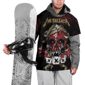 Накидка на куртку 3D с принтом Metallica в Екатеринбурге, 100% полиэстер |  | metallica | металл | рок