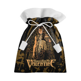Подарочный 3D мешок с принтом Bullet for my valentine в Екатеринбурге, 100% полиэстер | Размер: 29*39 см | bullet for my valentine