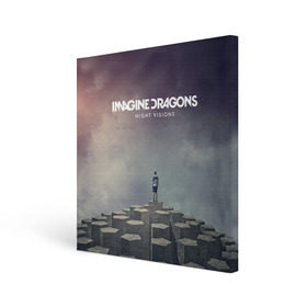 Холст квадратный с принтом Imagine Dragons в Екатеринбурге, 100% ПВХ |  | imagine dragons