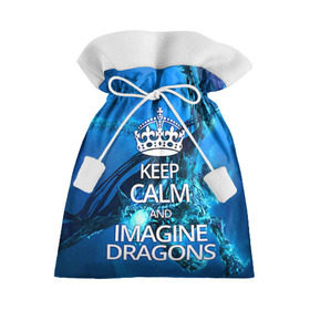 Подарочный 3D мешок с принтом Imagine Dragons в Екатеринбурге, 100% полиэстер | Размер: 29*39 см | imagine dragons