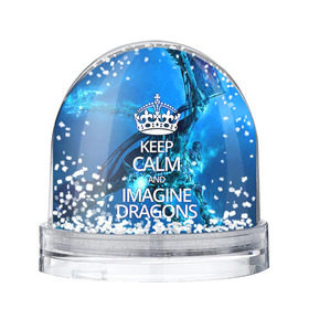 Снежный шар с принтом Imagine Dragons в Екатеринбурге, Пластик | Изображение внутри шара печатается на глянцевой фотобумаге с двух сторон | imagine dragons