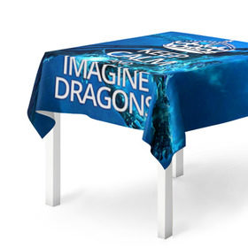 Скатерть 3D с принтом Imagine Dragons в Екатеринбурге, 100% полиэстер (ткань не мнется и не растягивается) | Размер: 150*150 см | imagine dragons