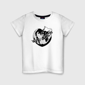 Детская футболка хлопок с принтом Save the arctic в Екатеринбурге, 100% хлопок | круглый вырез горловины, полуприлегающий силуэт, длина до линии бедер | arctic | save | арктика