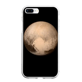 Чехол для iPhone 7Plus/8 Plus матовый с принтом Плутон в Екатеринбурге, Силикон | Область печати: задняя сторона чехла, без боковых панелей | космос | планета | плутон
