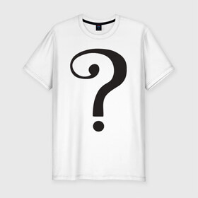 Мужская футболка премиум с принтом Classic TV Riddler в Екатеринбурге, 92% хлопок, 8% лайкра | приталенный силуэт, круглый вырез ворота, длина до линии бедра, короткий рукав | dc | riddler | загадочник | супергерой