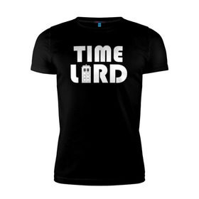 Мужская футболка премиум с принтом Doctor Who Time Lord TARDIS в Екатеринбурге, 92% хлопок, 8% лайкра | приталенный силуэт, круглый вырез ворота, длина до линии бедра, короткий рукав | Тематика изображения на принте: doctor who time lord tardis тардис доктор кто