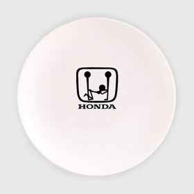Тарелка 3D с принтом Honda Logo Sexy в Екатеринбурге, фарфор | диаметр - 210 мм
диаметр для нанесения принта - 120 мм | 