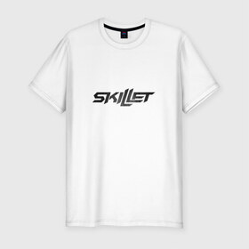 Мужская футболка премиум с принтом Skillet asphalt colour в Екатеринбурге, 92% хлопок, 8% лайкра | приталенный силуэт, круглый вырез ворота, длина до линии бедра, короткий рукав | 