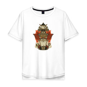 Мужская футболка хлопок Oversize с принтом Techies Totem в Екатеринбурге, 100% хлопок | свободный крой, круглый ворот, “спинка” длиннее передней части | bomb | dota2 | ti5 designtechies | totem