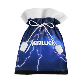 Подарочный 3D мешок с принтом METALLICA в Екатеринбурге, 100% полиэстер | Размер: 29*39 см | metallica | rock | металлика | рок