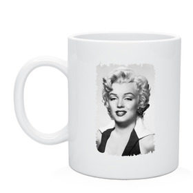 Кружка с принтом Мэрилин Монро (Marilyn Monroe) в Екатеринбурге, керамика | объем — 330 мл, диаметр — 80 мм. Принт наносится на бока кружки, можно сделать два разных изображения | marilyn monroe | актриса | мэрилин монро | певица