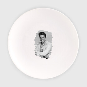 Тарелка с принтом Elvis Presley в Екатеринбурге, фарфор | диаметр - 210 мм
диаметр для нанесения принта - 120 мм | Тематика изображения на принте: elvis presley | король | рок н ролл | элвис пресли