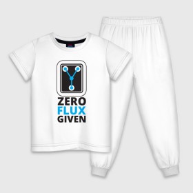 Детская пижама хлопок с принтом Назад в будущее в Екатеринбурге, 100% хлопок |  брюки и футболка прямого кроя, без карманов, на брюках мягкая резинка на поясе и по низу штанин
 | 