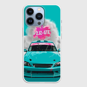 Чехол для iPhone 13 Pro с принтом 2 JZ GTE в Екатеринбурге,  |  | 2jz gte | altezza | drift | jdm | toyota | альтеза | гонка | ждм