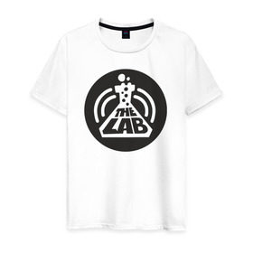 Мужская футболка хлопок с принтом The LAB в Екатеринбурге, 100% хлопок | прямой крой, круглый вырез горловины, длина до линии бедер, слегка спущенное плечо. | Тематика изображения на принте: the lab gta grand theft auto гта радио