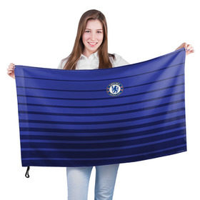 Флаг 3D с принтом Chelsea Zola в Екатеринбурге, 100% полиэстер | плотность ткани — 95 г/м2, размер — 67 х 109 см. Принт наносится с одной стороны | chelsea | football | zola | фк | футбол | челси