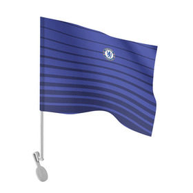 Флаг для автомобиля с принтом Chelsea Drogba в Екатеринбурге, 100% полиэстер | Размер: 30*21 см | chelsea | drogba | football | фк | футбол | челси