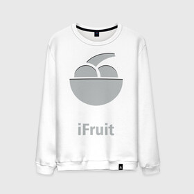 Мужской свитшот хлопок с принтом iFruit в Екатеринбурге, 100% хлопок |  | 