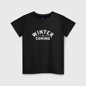 Детская футболка хлопок с принтом Зима близко в Екатеринбурге, 100% хлопок | круглый вырез горловины, полуприлегающий силуэт, длина до линии бедер | 