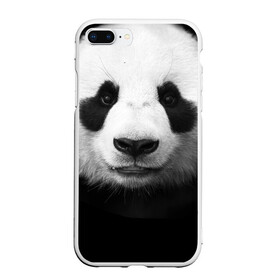 Чехол для iPhone 7Plus/8 Plus матовый с принтом Панда в Екатеринбурге, Силикон | Область печати: задняя сторона чехла, без боковых панелей | панда