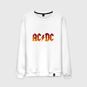 Мужской свитшот хлопок с принтом AC/DC в Екатеринбурге, 100% хлопок |  | ас dcac dc | рок