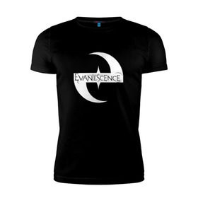 Мужская футболка премиум с принтом Evanescence в Екатеринбурге, 92% хлопок, 8% лайкра | приталенный силуэт, круглый вырез ворота, длина до линии бедра, короткий рукав | Тематика изображения на принте: evanescence | эванесенс