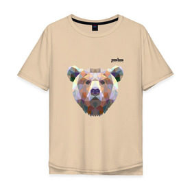 Мужская футболка хлопок Oversize с принтом Медведь Plan B №5 (чёрный) в Екатеринбурге, 100% хлопок | свободный крой, круглый ворот, “спинка” длиннее передней части | Тематика изображения на принте: planb | кальян | медведь | планб