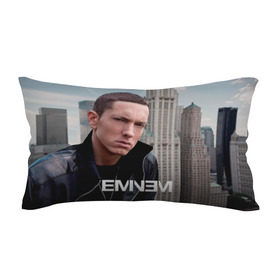 Подушка 3D антистресс с принтом Eminem в Екатеринбурге, наволочка — 100% полиэстер, наполнитель — вспененный полистирол | состоит из подушки и наволочки на молнии | eminem | music | rap | музыка | реп | эминем