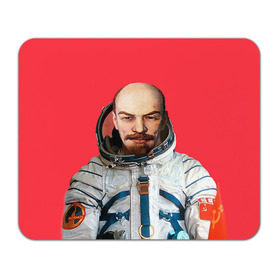 Коврик прямоугольный с принтом Ленин космонавт в Екатеринбурге, натуральный каучук | размер 230 х 185 мм; запечатка лицевой стороны | lenin | ильич | космонавт | космос | ленин | ретро | ссср | товарищ