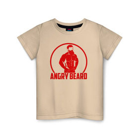 Детская футболка хлопок с принтом Кроссфит Бородач в Екатеринбурге, 100% хлопок | круглый вырез горловины, полуприлегающий силуэт, длина до линии бедер | crossfit бородач | кроссфит