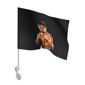 Флаг для автомобиля с принтом Менни Пакьяо в Екатеринбурге, 100% полиэстер | Размер: 30*21 см | boxing | manny | pacquiao | бокс | боксер | знаменитость | мэнни | мэнни пакьяо | спорт