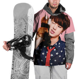 Накидка на куртку 3D с принтом Bts в Екатеринбурге, 100% полиэстер |  | bangtan | bangtan boys | bts | bulletproof boy scouts | k pop | kpop | ви | джей хоуп | джин | к поп | корейская попса | кпоп | рэп монстр | чимин | чонгук | шуга
