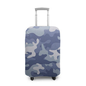 Чехол для чемодана 3D с принтом Камуфляж в Екатеринбурге, 86% полиэфир, 14% спандекс | двустороннее нанесение принта, прорези для ручек и колес | army | military | армия