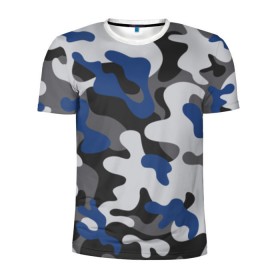 Мужская футболка 3D спортивная с принтом Камуфляж в Екатеринбурге, 100% полиэстер с улучшенными характеристиками | приталенный силуэт, круглая горловина, широкие плечи, сужается к линии бедра | army | military | армия