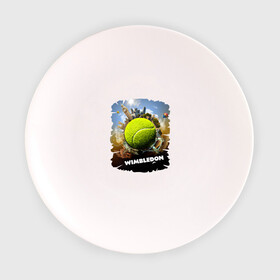 Тарелка с принтом Уимблдон (Wimbledon) в Екатеринбурге, фарфор | диаметр - 210 мм
диаметр для нанесения принта - 120 мм | wimbledon | англия | большой теннис | великобритания | теннисный мяч | уимблдон