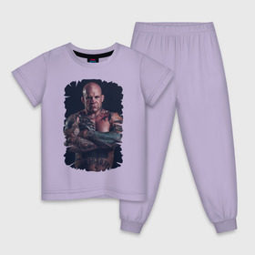Детская пижама хлопок с принтом Jeff Monson (MMA) в Екатеринбурге, 100% хлопок |  брюки и футболка прямого кроя, без карманов, на брюках мягкая резинка на поясе и по низу штанин
 | ufc