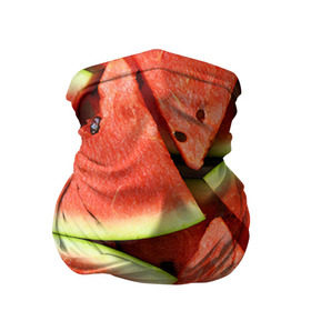 Бандана-труба 3D с принтом Дольки арбуза в Екатеринбурге, 100% полиэстер, ткань с особыми свойствами — Activecool | плотность 150‒180 г/м2; хорошо тянется, но сохраняет форму | арбуз | дольки арбуза | еда | фрукт | ягода