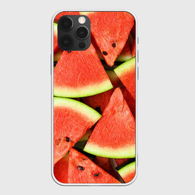 Чехол для iPhone 12 Pro Max с принтом Дольки арбуза в Екатеринбурге, Силикон |  | Тематика изображения на принте: арбуз | дольки арбуза | еда | фрукт | ягода