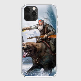 Чехол для iPhone 12 Pro Max с принтом Медведь в Екатеринбурге, Силикон |  | медведь | мишка | патриот | россия | я русский