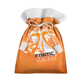 Подарочный 3D мешок с принтом Fnatic team в Екатеринбурге, 100% полиэстер | Размер: 29*39 см | 