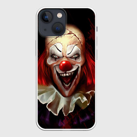 Чехол для iPhone 13 mini с принтом Зомби клоун в Екатеринбурге,  |  | halloween | злодей | злой | клоун | монстр | хэлоуин