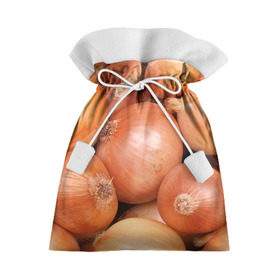 Подарочный 3D мешок с принтом Лук-лучок в Екатеринбурге, 100% полиэстер | Размер: 29*39 см | Тематика изображения на принте: золотая | лук | луковица | лучок | опарин | ургант | эхлуклучок