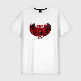 Мужская футболка премиум с принтом Че Гевара в Екатеринбурге, 92% хлопок, 8% лайкра | приталенный силуэт, круглый вырез ворота, длина до линии бедра, короткий рукав | 