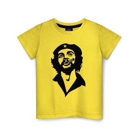 Детская футболка хлопок с принтом Че Гевара в Екатеринбурге, 100% хлопок | круглый вырез горловины, полуприлегающий силуэт, длина до линии бедер | che | cuba | гевара | куба | латиноамериканский революционер | че | чегевара
