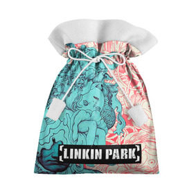 Подарочный 3D мешок с принтом Linkin Park в Екатеринбурге, 100% полиэстер | Размер: 29*39 см | Тематика изображения на принте: linkin park | rock | линкин парк | рок