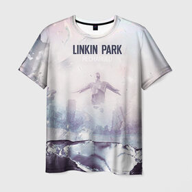 Мужская футболка 3D с принтом Linkin Park в Екатеринбурге, 100% полиэфир | прямой крой, круглый вырез горловины, длина до линии бедер | linkin park | rock | линкин парк | рок