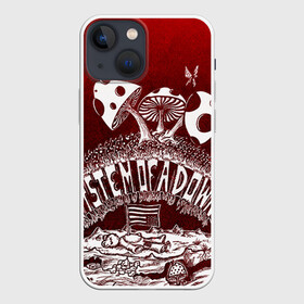 Чехол для iPhone 13 mini с принтом System of a Down в Екатеринбурге,  |  | hard rock | metal | rock | serj | system of a down | tankian | метал | рок | систем | танкян | хардрок