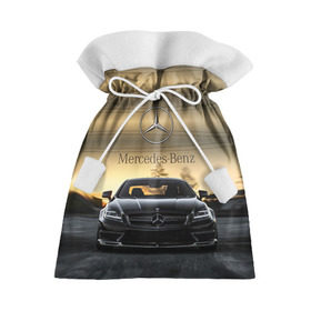 Подарочный 3D мешок с принтом Mercedes в Екатеринбурге, 100% полиэстер | Размер: 29*39 см | Тематика изображения на принте: amg | benz | mercedes | бенс | бенц | мерседес